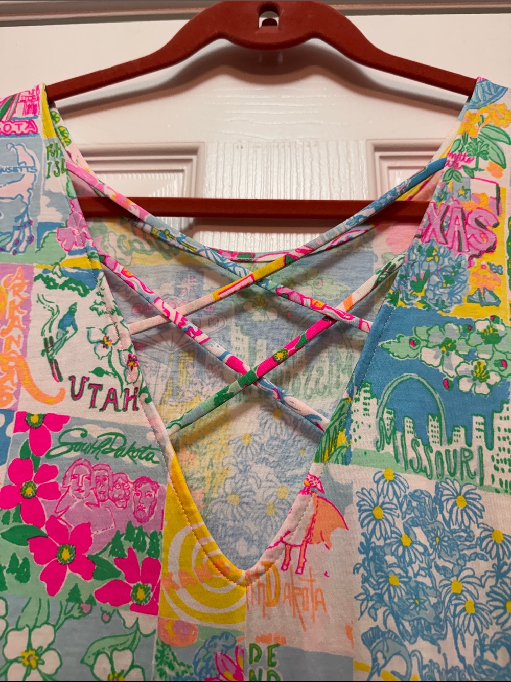 Colorful Lilly Pulitzer Kristin Flounce State Of Mind - Picture 3 of 7